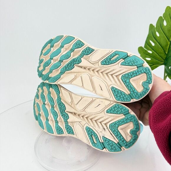 Hoka One One Clifton 8 Women's Size 10B Running Shoes Blue Teal - Picture 3 of 16